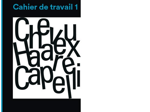 Cahier de travail 1